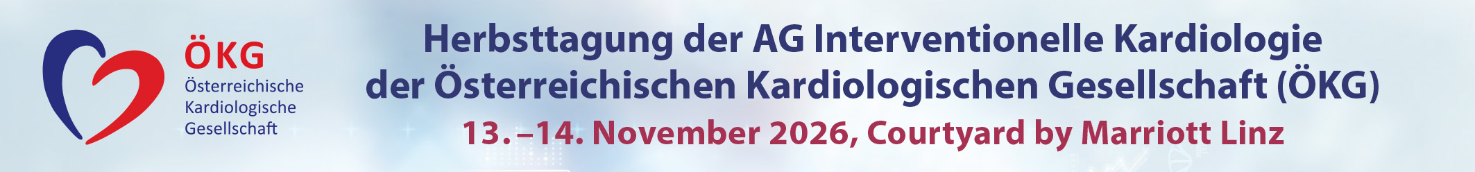 Herbsttagung der AG Interventionelle Kardiologie der ÖKG