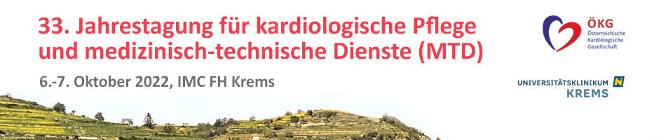 33. Jahrestagung für kardiologische Pflege und medizinisch-technische Dienste (MTD)