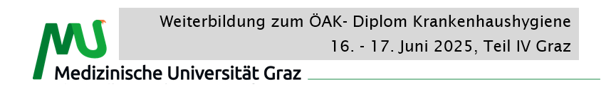 ÖAK-Diplom Krankenhaushygiene, Kursteil IV