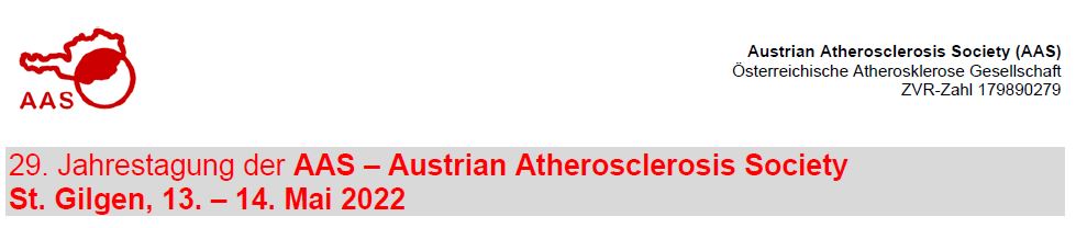 29. Jahrestagung der AAS - Austrian Atherosclerosis Society