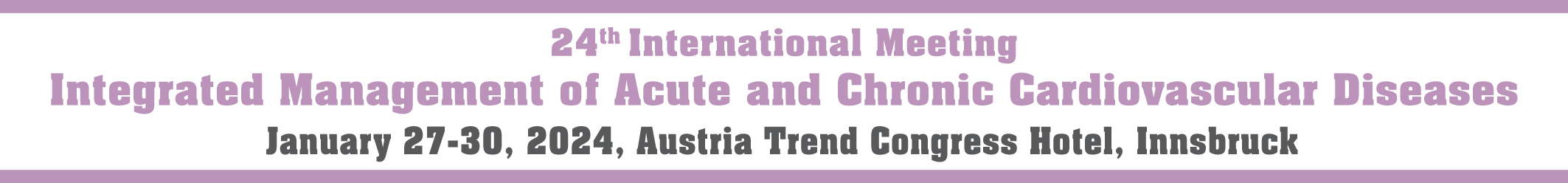 Integrated Management of Acute and Chronic Cardiovascular Diseases
