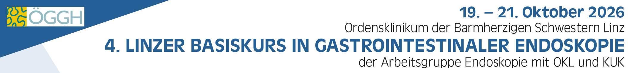 4. Linzer BASISKURS in gastrointestinaler Endoskopie