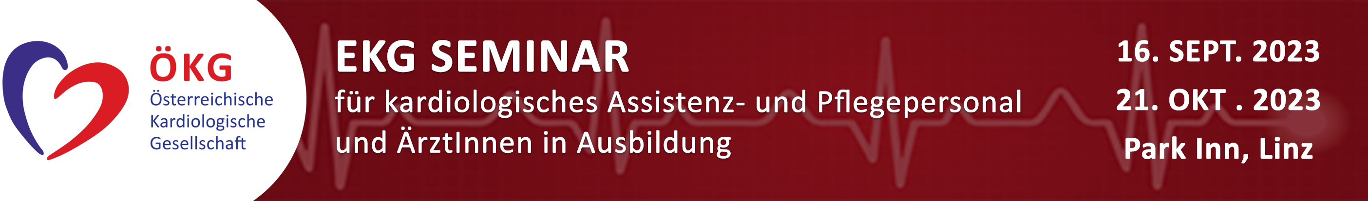 EKG Seminar Assistenzpersonal, 16. September & 21. Oktober 2023