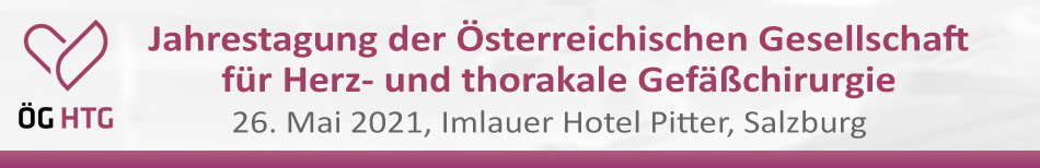 Jahrestagung der Österreichischen Gesellschaft für Herz- und thorakale Gefäßchirurgie (ÖGHTG)