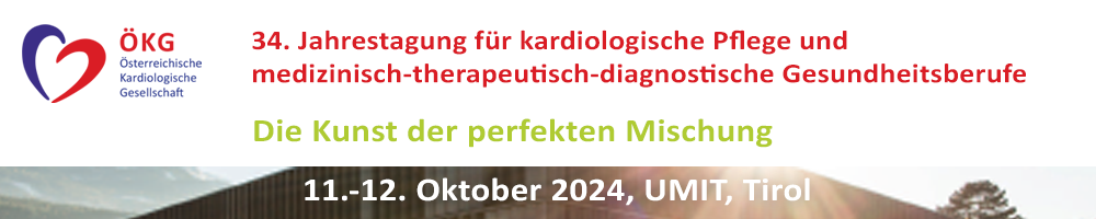 34. Jahrestagung für kardiologische Pflege und medizinisch-therapeutisch-diagnostische Gesundheitsberufe (MTDG)